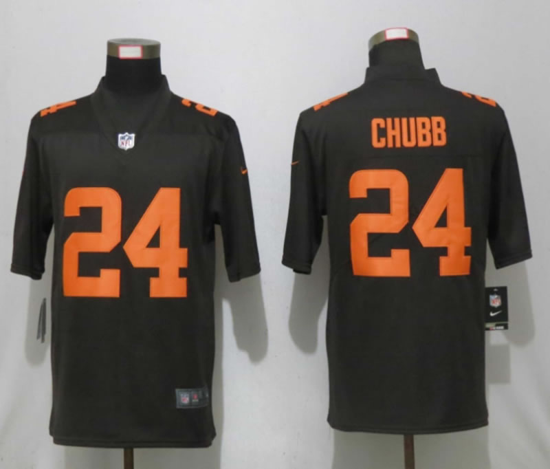 Nike Cleveland Browns 24 Chubb Brown lternate Vapor Untouchable Limited Jersey,We sell and wholesale Nike Cleveland Browns 24 Chubb Brown lternate Vapor Untouchable Limited Jersey on line form chian!